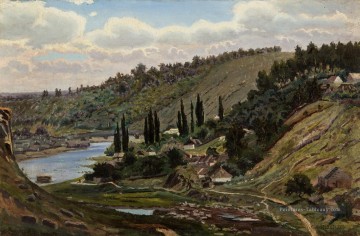 san - Vue du lac Ossiach en Carinthie Alexandre Gierymski réalisme impressionnisme